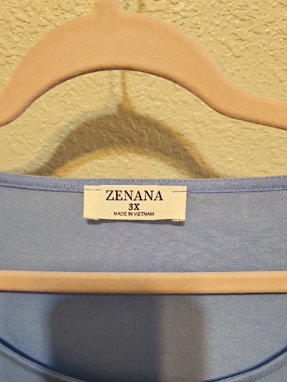Zenana Outfitters Sky Blue Short Sleeve Babydoll Tunic - Picture 4 of 6